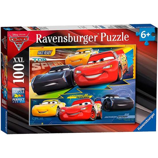 Puzzle Ravensburger Cars 3 XXL de 100 Piezas Puzzle Ravensburger Cars 3 XXL de 100 Piezas