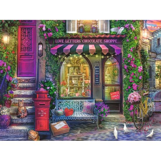 Puzzle Ravensburger Cartas de Amor y Chocolate de 1500 Piezas Puzzle Ravensburger Cartas de Amor y Chocolate de 1500 Piezas