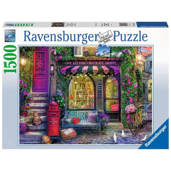 Puzzle Ravensburger Cartas de Amor y Chocolate de 1500 Piezas Puzzle Ravensburger Cartas de Amor y Chocolate de 1500 Piezas