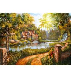 Puzzle Ravensburger Casa de Campo Junto Al Río de 500 Piezas