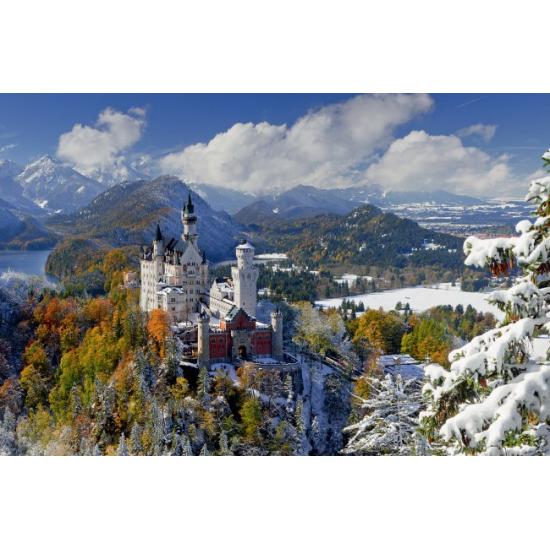 Puzzle Ravensburger Castillo del Rey Loco en Invierno de 3000