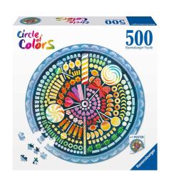 Puzzle Ravensburger Circular Caramelos de 500 Piezas