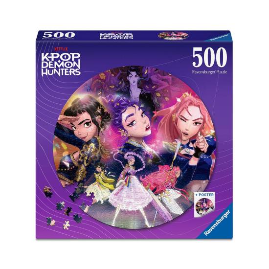 Puzzle Ravensburger Circular KPop Demon Hunters 500 Pzs