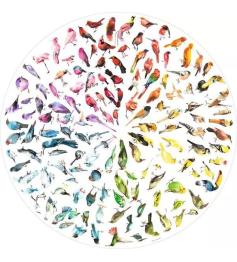 Puzzle Ravensburger Circular Pájaros de 500 Piezas