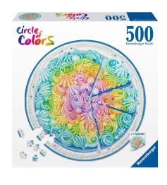 Puzzle Ravensburger Circular Rainbow Cake de 500 Piezas