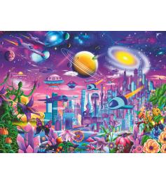 Puzzle Ravensburger Ciudad Cósmica XXL de 200P