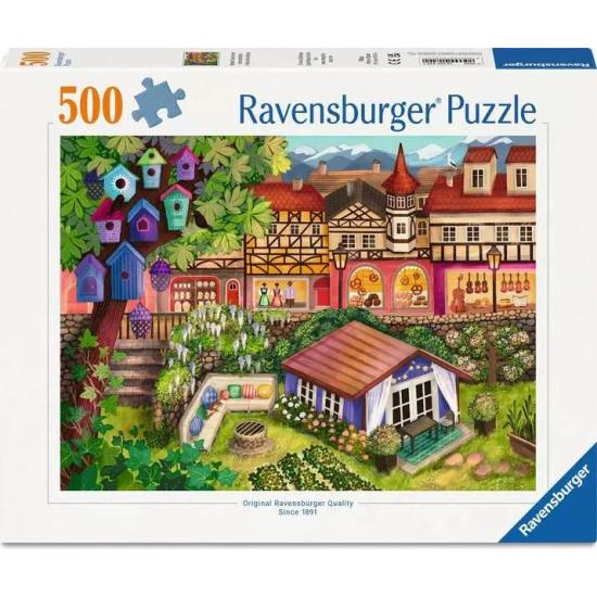 Puzzle Ravensburger Ciudad De Mercado de 500 Piezas