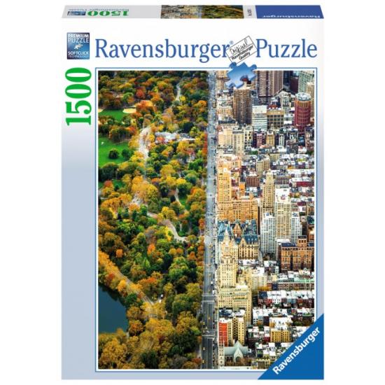 Puzzle Ravensburger Ciudad Dividida de 1500 Piezas