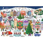 Puzzle Ravensburger Ciudad Navideña de 1000 Piezas