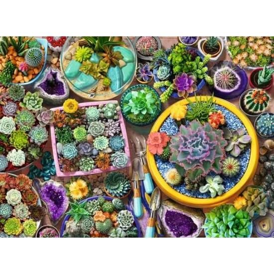 Puzzle Ravensburger Colección De Cactus de 500 Piezas