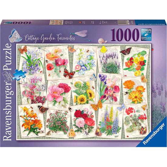 Puzzle Ravensburger Colección de Flores de 1000 Piezas