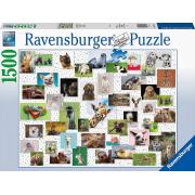 Puzzle Ravensburger Collage de Animales Divertidos de 1500 Piez