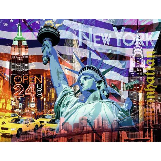 Puzzle Ravensburger Collage de Nueva York de 2000 Piezas