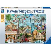 Puzzle Ravensburger Collage de la Gran Ciudad de 5000 Pzs