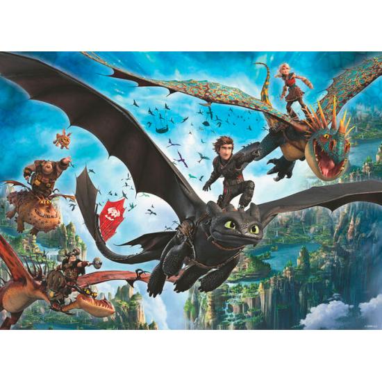 Puzzle Ravensburger Como Entrenar a tu Dragon XXL de 150 Pzs