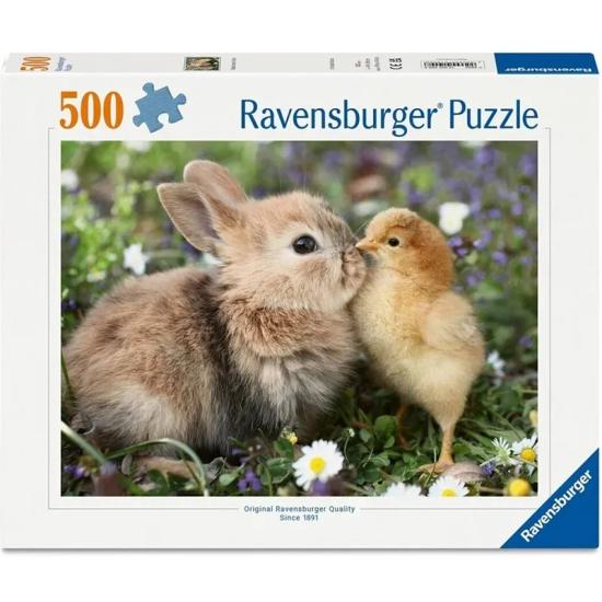 Puzzle Ravensburger Conejo Y Pollito de 500 Piezas