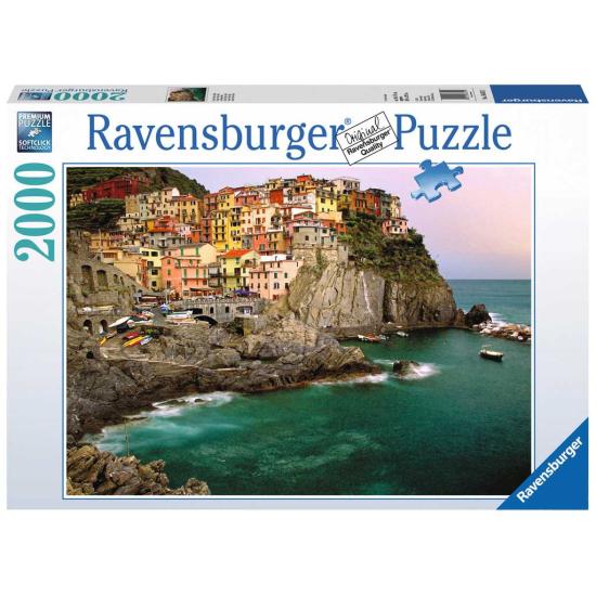 Puzzle Ravensburger Conque Terre, Italia de 2000 Piezas