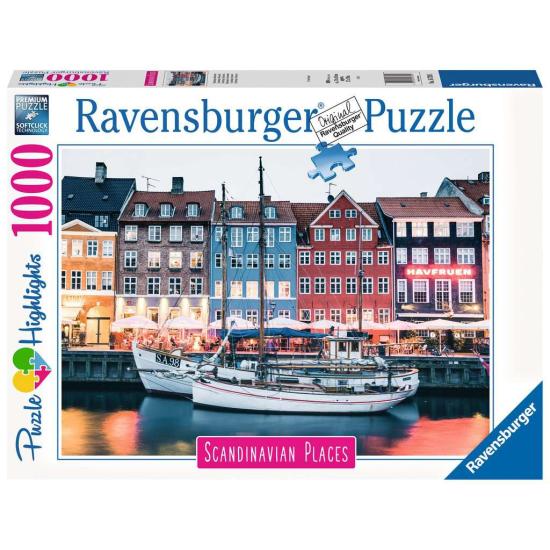 Puzzle Ravensburger Copenhague, Dinamarca de 1000 Piezas