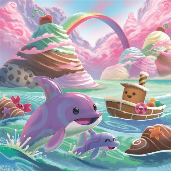 Puzzle Ravensburger Costa Dulce de 3x49 Piezas