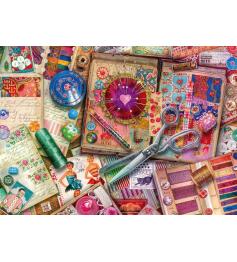 Puzzle Ravensburger Costura Vintage de 1000 Piezas