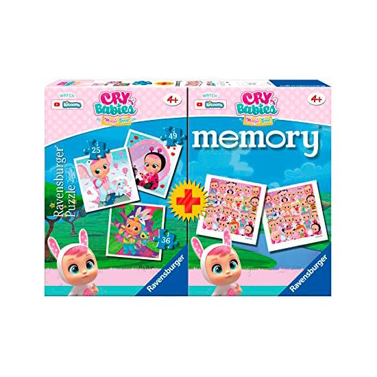 Puzzle Ravensburger Cry Babies 25+36+49 + Memory