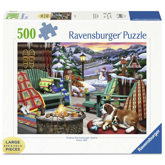 Puzzle Ravensburger Después De Esquiar Todo El Día XXL 500 Pzs