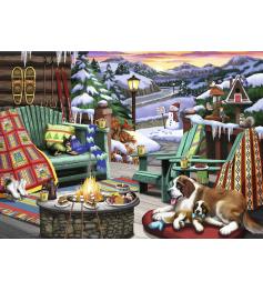Puzzle Ravensburger Después De Esquiar Todo El Día XXL 500 Pzs