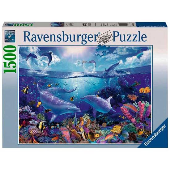 Puzzle Ravensburger Día de los Delfines de 1500 Piezas