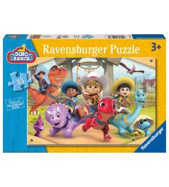 Puzzle Ravensburger Dino Ranch de 35 Piezas