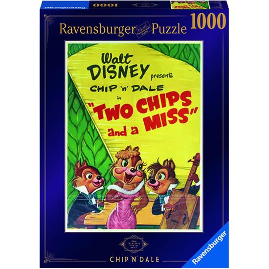 Puzzle Ravensburger Disney Chip y Dale de 1000 Piezas