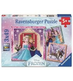 Puzzle Ravensburger Disney Frozen de 3x49 Piezas
