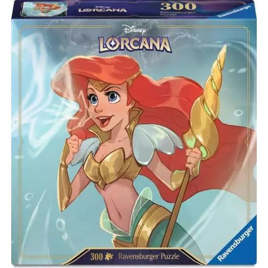 Puzzle Ravensburger Disney Lorcana Ariel Guerrera Sónica 300 Pzs