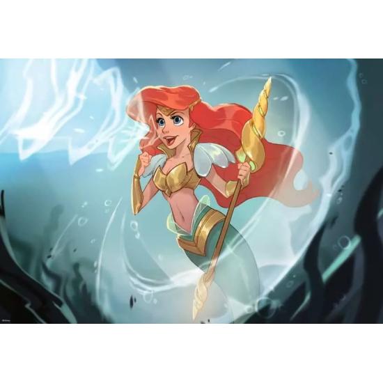 Puzzle Ravensburger Disney Lorcana Ariel Guerrera Sónica 300 Pzs