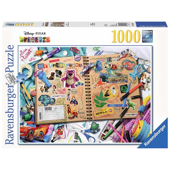 Puzzle Ravensburger Disney Pixar, Albúm de Recortes 1000 Piezas
