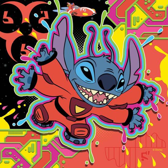 Puzzle Ravensburger Disney Stitch de 3x49 Piezas