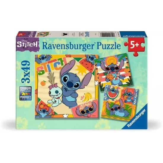 Puzzle Ravensburger Disney Stitch de 3x49 Pzs Puzzle Ravensburger Disney Stitch de 3x49 Pzs