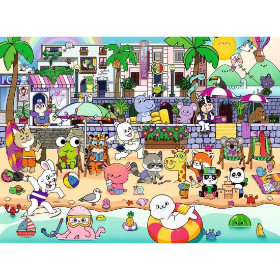Puzzle Ravensburger Diversión en el Paseo Marítimo XXL 150 Pzs