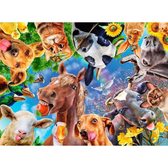 Puzzle Ravensburger Divertidos Animales en la Granja XXL de 200 Puzzle Ravensburger Divertidos Animales en la Granja XXL de 200