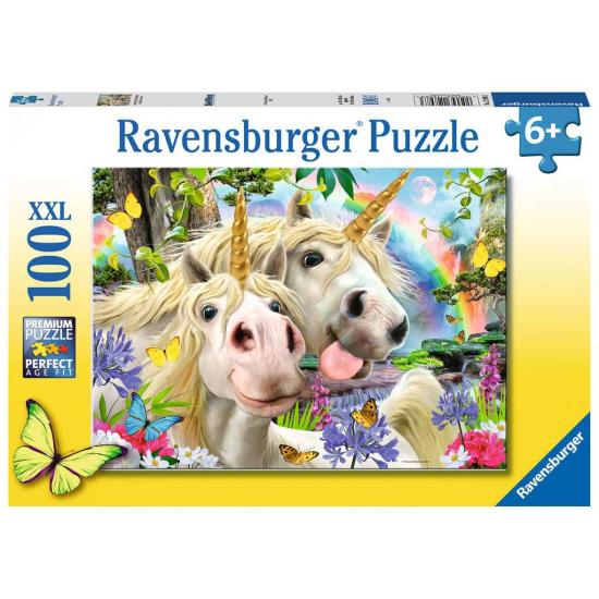 Puzzle Ravensburger Selfie de Unicornios XXL de 100 Piezas Puzzle Ravensburger Selfie de Unicornios XXL de 100 Piezas