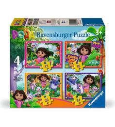Puzzle Ravensburger Dora de 12+16+20+24 Pzs