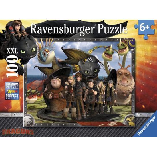 Puzzle Ravensburger Dragones 100 Piezas de 100 Piezas