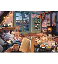 Puzzle Ravensburger El Cobertizo Acogedor de 1000 Piezas