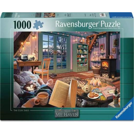 Puzzle Ravensburger El Cobertizo Acogedor de 1000 Piezas