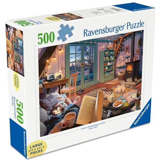 Puzzle Ravensburger El Cobertizo Acogedor XXL de 500 Pzs