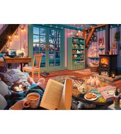 Puzzle Ravensburger El Cobertizo Acogedor XXL de 500 Pzs