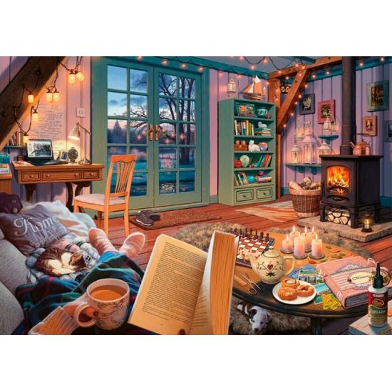 Puzzle Ravensburger El Cobertizo Acogedor XXL de 500 Pzs