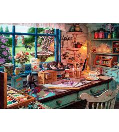 Puzzle Ravensburger El Cobertizo De Manualidades de 1000 Piezas