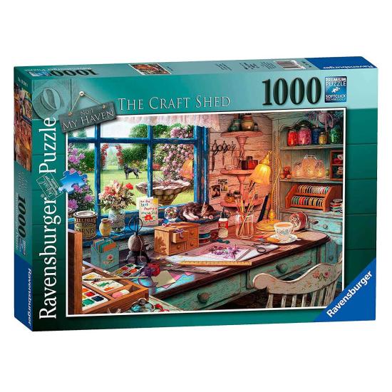 Puzzle Ravensburger El Cobertizo De Manualidades de 1000 Piezas