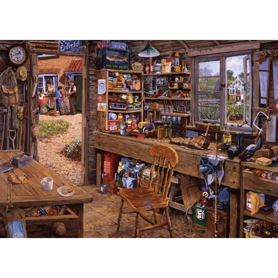 Puzzle Ravensburger El Cobertizo del Abuelo de 1000 Piezas