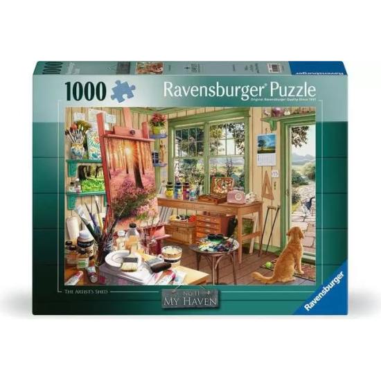 Puzzle Ravensburger El Cobertizo Del Artista de 1000 Piezas